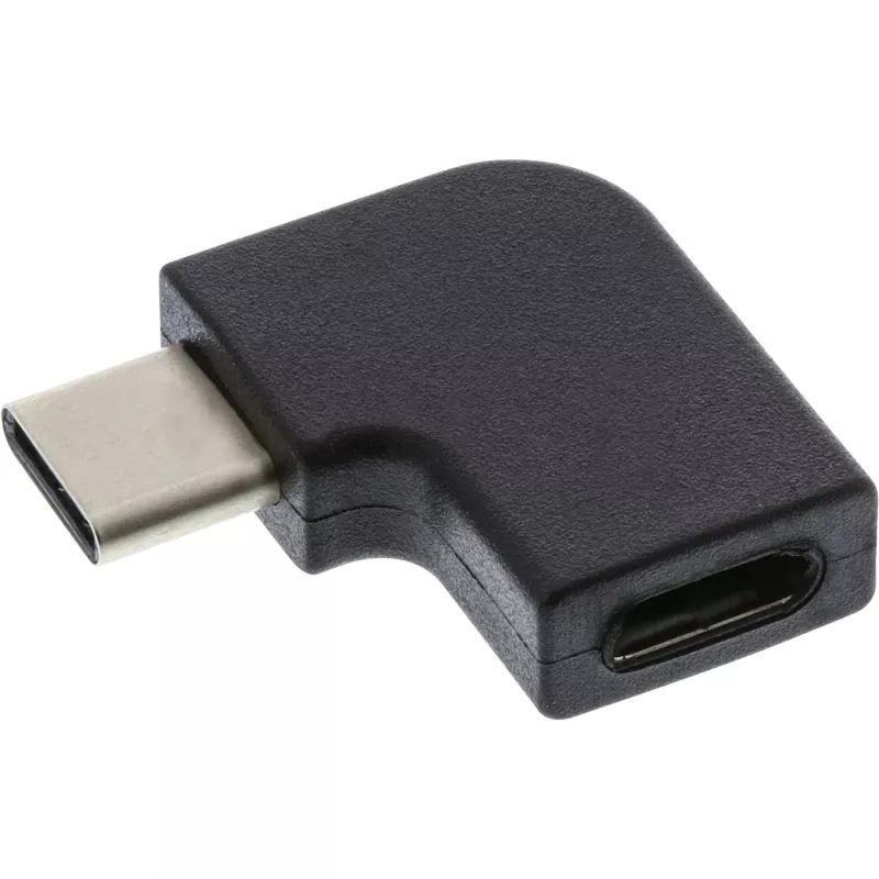 InLine USB 3.2 Gen.2-adapter, USB-C-stekker / USB-C-bus, haaks