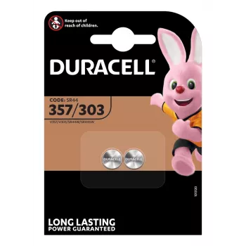 Duracell 303/357 wegwerpbatterij SR44 zilveroxide (S)