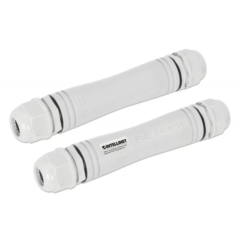 Intellinet Ultra Long Range Outdoor Fast Ethernet PoE+ extender-kit 1000 m 95 W IP67