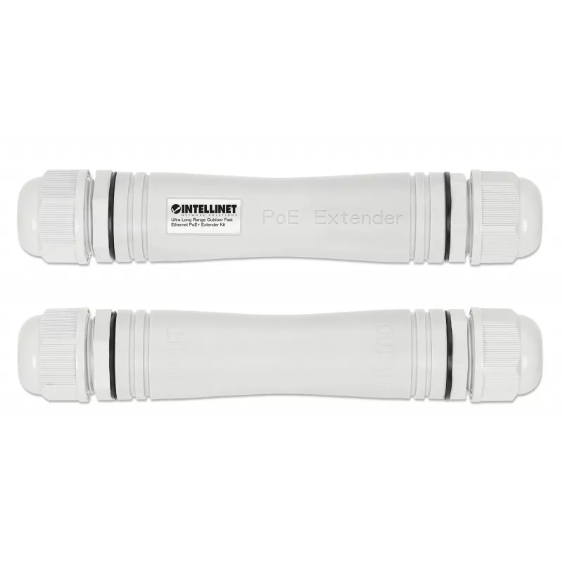 Intellinet Ultra Long Range Outdoor Fast Ethernet PoE+ extender-kit 1000 m 95 W IP67
