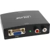 InLine converter VGA + audio naar HDMI ingang VGA en cinch-audio uitgang HDMI