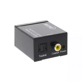 InLine audio-converter digitaal naar analoog ingang Toslink of RCA UIT 2x RCA stereo
