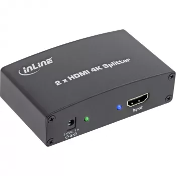 InLine HDMI-splitter/verdeler, 2-voudig, 4K2K-compatibel