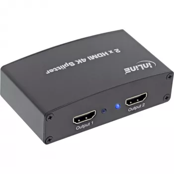 InLine HDMI-splitter/verdeler, 2-voudig, 4K2K-compatibel
