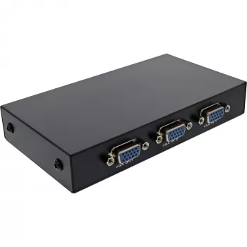InLine VGA-schakelaar handmatig 2-poorts 15-pin Sub-D HD 1920 x 1440