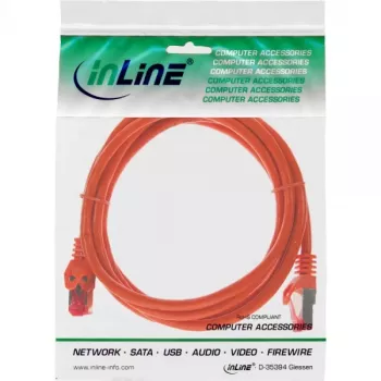InLine patchkabel S/FTP PiMF Cat.6 250MHz PVC koper oranje 0,25 m