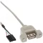 USB 2.0 adapterkabel InLine 33440F 0,60 m USB A bus / header-aansluiting