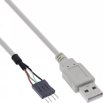 InLine USB 2.0 adapterkabel bus Type-A / pinheader, 0,40 m