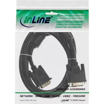 DVI-I-kabel 24+5 M/M Dual Link InLine 17793 3 m