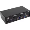 InLine desktop KVM-switch 2 poorten DisplayPort USB 3.0 hub met audio