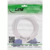 S-VGA-kabel InLine 17803 15 HD stekker/stekker grijs 0,3 m