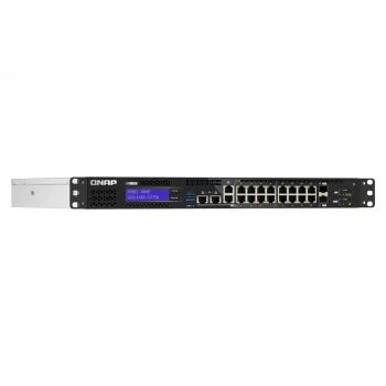 QNAP QGD-1602-C3758-16G netwerk-switch managed L2 2.5G Ethernet (100/1000/2500) zwart, grijs