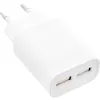 InLine USB-voeding DUO, 2 poorten 100-240VAC naar 5V / 2.1A wit