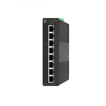 LevelOne Hilbert 8-poorts industriële Gigabit Smart Lite-switch