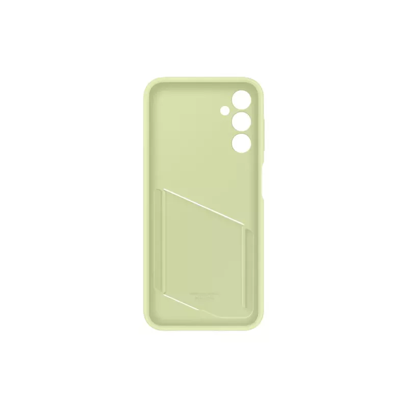 Samsung EF-OA146 achterkant met pasjesvak voor Galaxy A14 / A14 5G, TPU, limoen