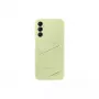 Samsung EF-OA146 achterkant met pasjesvak voor Galaxy A14 / A14 5G, TPU, limoen