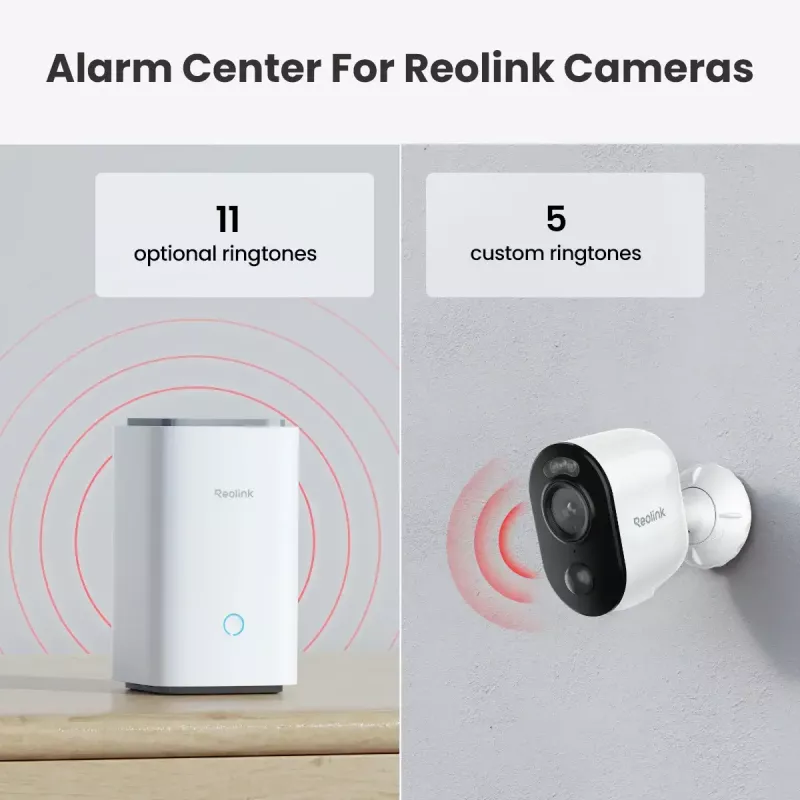 Basiseenheid Reolink Hub 1 met 2x Argus Series B310 indoor wit