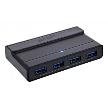 InLine 60604I USB-C-sharing-switch met 4-poorts USB-hub