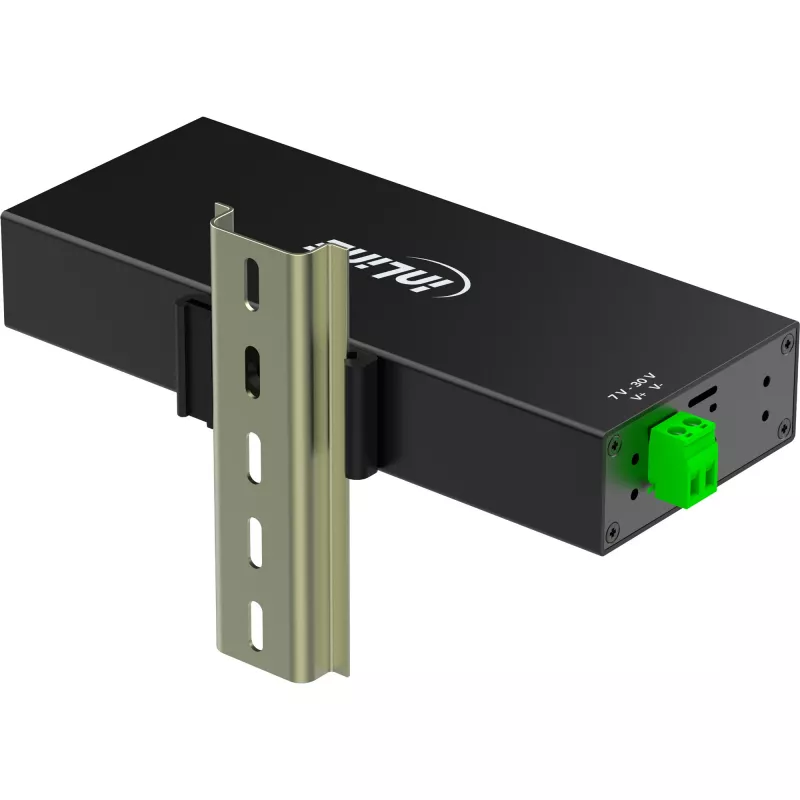 InLine 35396C interfacehub USB 3.2 Gen 1 (3.1 Gen 1) Type-B 5000 Mbit/s zwart