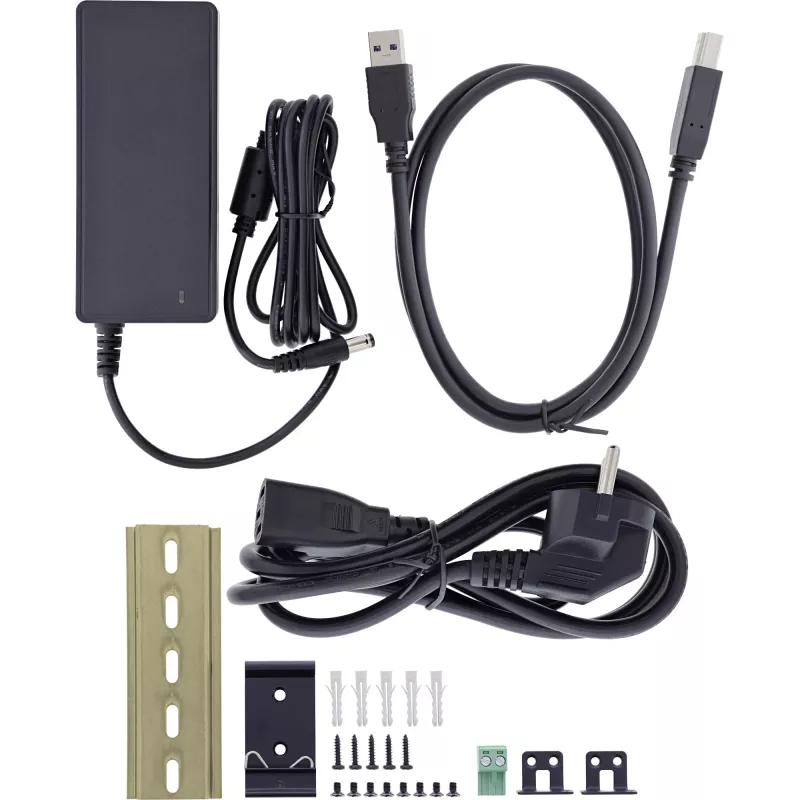 InLine 35396C interfacehub USB 3.2 Gen 1 (3.1 Gen 1) Type-B 5000 Mbit/s zwart