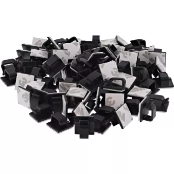 InLine 59971H Kabelorganizer universeel kabelhouder zwart 100 st.