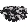 InLine 59971G Kabelorganizer universeel kabelhaak zwart 100 stuks