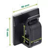InLine 59971G Kabelorganizer universeel kabelhaak zwart 100 stuks