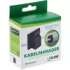 InLine 59971G Kabelorganizer universeel kabelhaak zwart 100 stuks