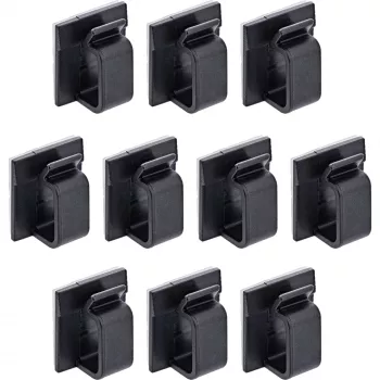 InLine 59971F Kabelmanager universeel kabelhouder zwart 10 stuks
