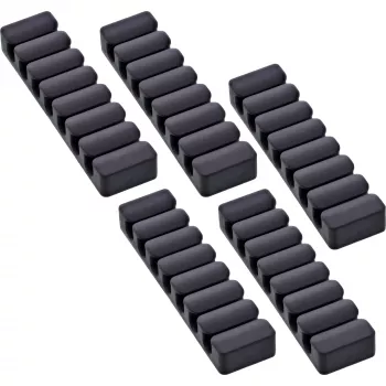 InLine 59971L Kabelclip universeel kabelclip zwart 5 stuks