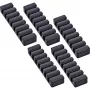 InLine 59971L Kabelclip universeel kabelclip zwart 5 stuks