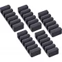 InLine 59971K Kabelorganizer universeel kabelclip zwart 5 st.