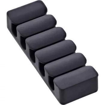 InLine 59971K Kabelorganizer universeel kabelclip zwart 5 st.
