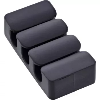 InLine 59971J Kabelorganizer universeel kabelclip zwart 5 stuks