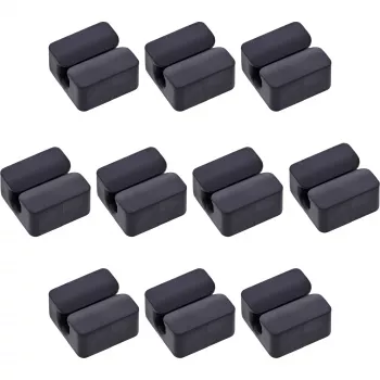 InLine 59971I Kabelclip universeel kabelclip zwart 10 stuks