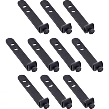 InLine 59972B Kabelbinder ladderkabelbinder siliconen zwart 10 st.