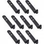 InLine 59972B Kabelbinder ladderkabelbinder siliconen zwart 10 st.