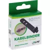 InLine 59972B Kabelbinder ladderkabelbinder siliconen zwart 10 st.