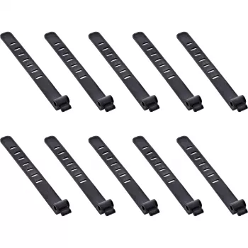 InLine 59972A Kabelbinder ladderkabelbinder siliconen zwart 10 st.