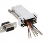InLine adapter DB9 bus / RJ45 8P8C bus metaalgecoat behuizing 68889L