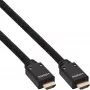 InLine HDMI-actiefkabel, HDMI High Speed met Ethernet, M/M, nylon gevlochten, 10 m
