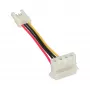 InLine power-adapter intern floppy bus / Molex 4-polige stekker 0,06 m