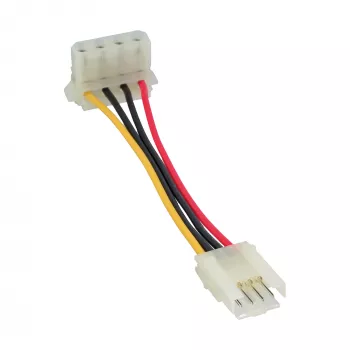 InLine power-adapter intern floppy bus / Molex 4-polige stekker 0,06 m