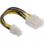 InLine moederbord-voedingsadapter ATX 2.0/EPS 8-pins / 12V ATX1.3 4-pins 0,15 m
