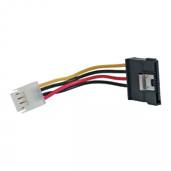 InLine SATA-voedingsadapterkabel 3,5 inch / 15-pins SATA met vergrendeling 0,06 m