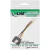 InLine SATA-voedingsadapterkabel 3,5 inch / 15-pins SATA met vergrendeling 0,06 m