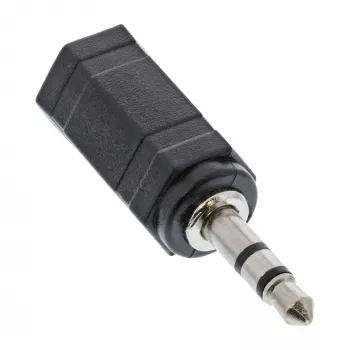 Audio-adapter 2,5 mm jackbus / 3,5 mm jackstekker stereo InLine 99309