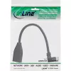 InLine micro-USB-OTG-adapterkabel micro-B-stekker haaks naar USB-A-bus 0,1 m