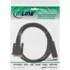 DisplayPort-naar-DVI-adapterkabel InLine 17116 0.5 m zwart