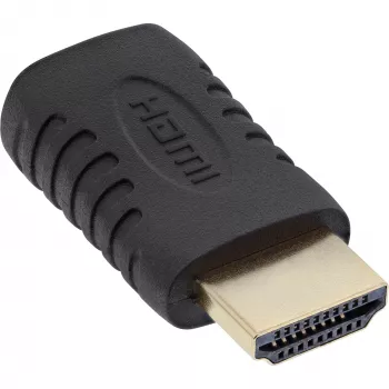 HDMI-adapter InLine 17691G HDMI-stekker / mini-HDMI-bus verguld